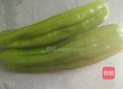 青椒炒菇的做法图解2