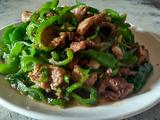 尖椒炒肉