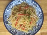 青红椒炒土豆丝
