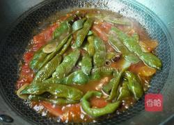 西红柿烧豆角的做法图解6