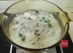 豆腐金针菇汤的做法图解8
