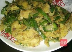 青椒炒鸡蛋的做法图解6