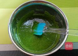 八寸菠菜戚风的做法图解5