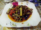 香辣茄子炒肉