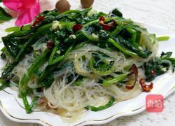 菠菜拌粉丝的做法图解7