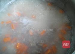 胡萝卜瘦肉粥的做法图解6