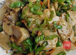青椒炒面筋的做法图解8