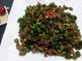 毛豆炒肉