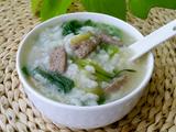 菠菜猪肝粥