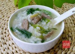 菠菜猪肝粥的做法图解13
