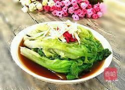 蒜茸蚝油炝生菜的做法图解9
