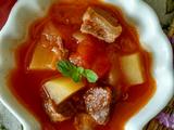 番茄牛肉炖土豆