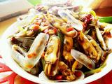 蒜味剁椒炒蛏子