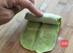 绿玫瑰花卷的做法图解13