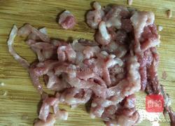 茭白炒肉的做法图解3