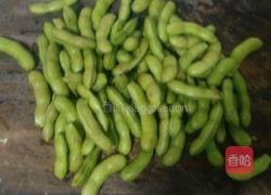 黄豆酱烧鲜毛豆的做法图解2