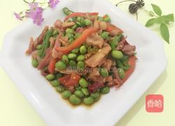 辣鸡腿炒青豆的做法图解6
