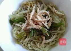 葱油鸡丝拌面的做法图解9