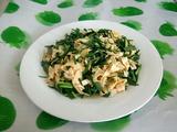 千张丝炒韭菜