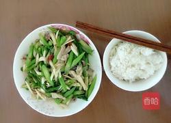 清炒茭白芦笋的做法图解6