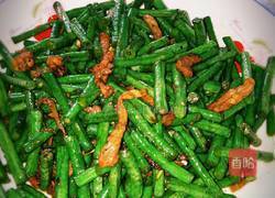 肉丝炒豆角的做法图解6