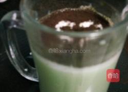 抹茶拿铁的做法图解3