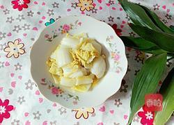 醋溜白菜的做法图解4