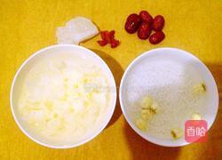 糯米银耳莲子粥的做法图解1