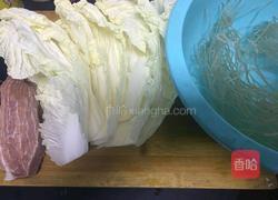 猪肉白菜炖粉条的做法图解1