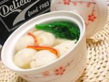 青菜豆腐鱼丸汤