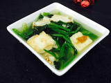菠菜炖豆腐