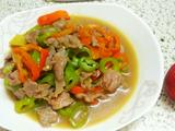 尖椒炒牛肉