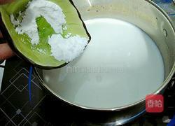 玫瑰椰香布丁的做法图解4