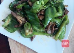 青椒炒肉片的做法图解6