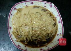 麻酱拌金针菇的做法图解5