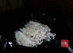 麻酱拌金针菇的做法图解3
