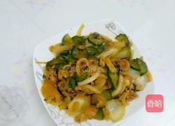 洋葱黄瓜炒鸡蛋的做法图解5