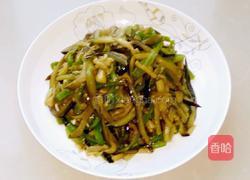 辣椒炒茄丝的做法图解5