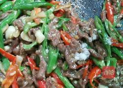 尖椒炒牛肉的做法图解6