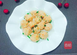 生汆虾丸的做法图解4