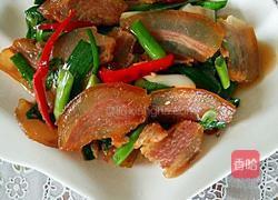 香蒜炒腊肉的做法图解6