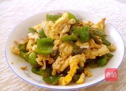 青椒炒鸡蛋的做法图解9