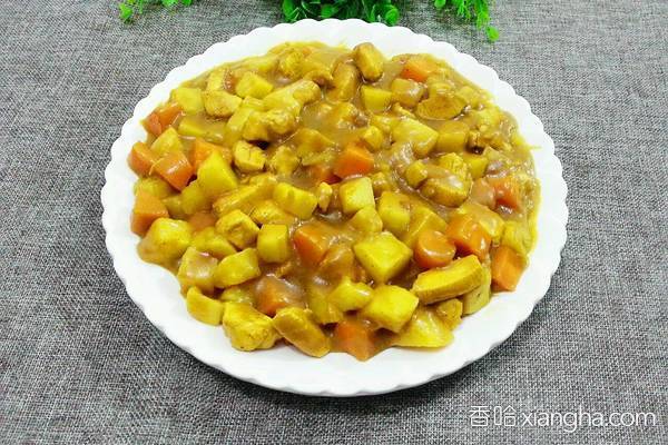 咖喱土豆鸡块的做法_菜谱_香哈网