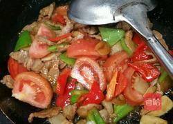 豆腐炒肉的做法图解3