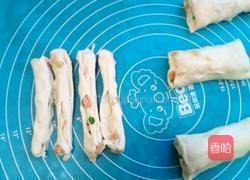 葱花火腿肠花卷的做法图解9