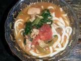 腌肉菠菜西红柿面