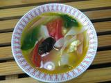 彩蔬面片汤