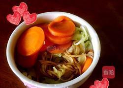 蔬菜面的做法图解4