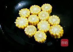 香煎玉米的做法图解5