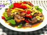 葱爆牛肉片